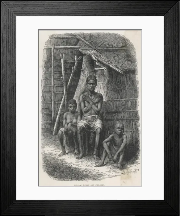 Framed Print : Racial / W Africa / Gabon Framed Print : Racial / W Africa / Gabon