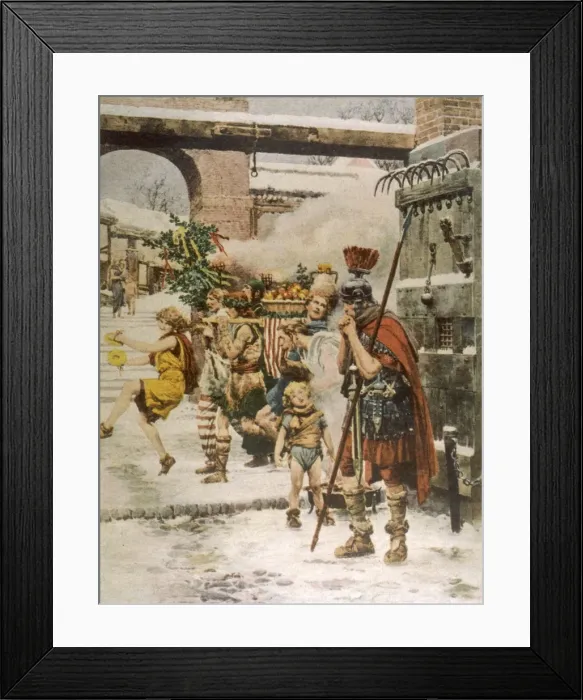 Framed Print : Roman Banquet / Winter Framed Print : Roman Banquet / Winter