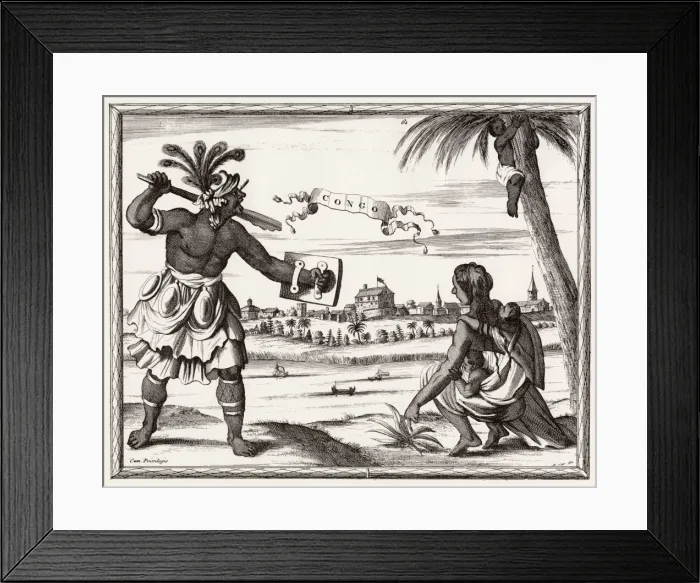 Framed Print : Racial / C Africa / Congo Framed Print : Racial / C Africa / Congo