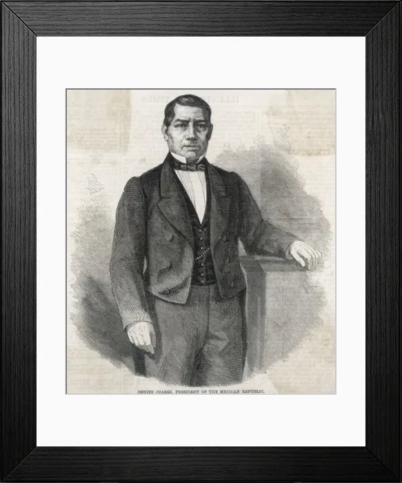 Framed Print : Benito Pablo Juarez Framed Print : Benito Pablo Juarez