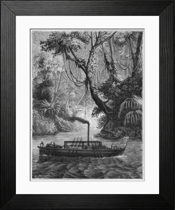 Framed Print : Fitch Steamboat 1 Framed Print : Fitch Steamboat 1