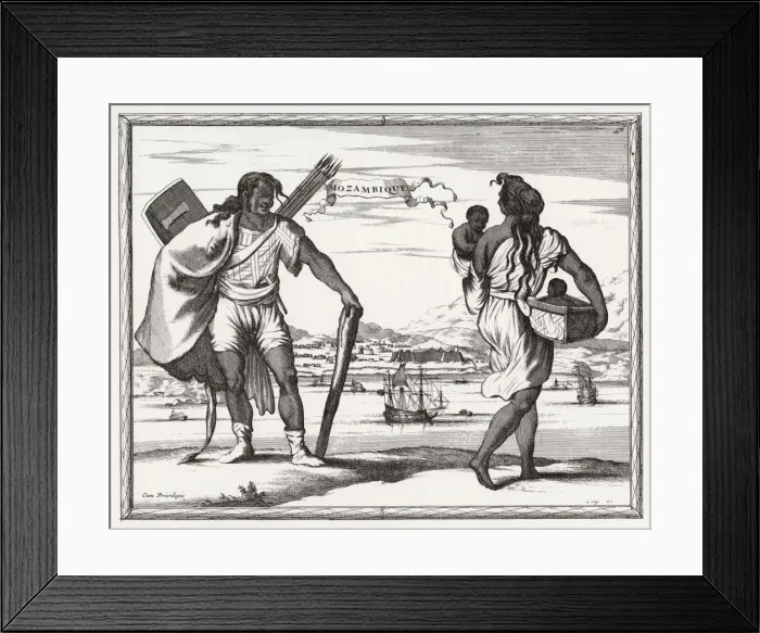 Framed Print : Racial / s Africa / Mozambiq Framed Print : Racial / s Africa / Mozambiq