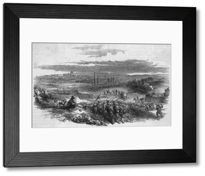 Framed Print : French March to Rome Framed Print : French March to Rome