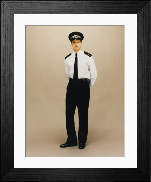 Framed Print : Police Officer Uniform Framed Print : Police Officer Uniform
