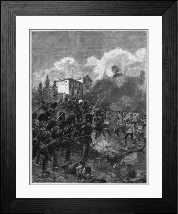 Framed Print : Battle of Custoza Framed Print : Battle of Custoza
