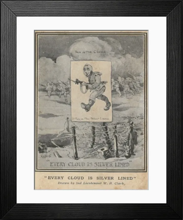 Framed Print : Cartoon - Gas Protection Framed Print : Cartoon - Gas Protection