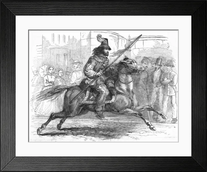 Framed Print : Garibaldi Courier