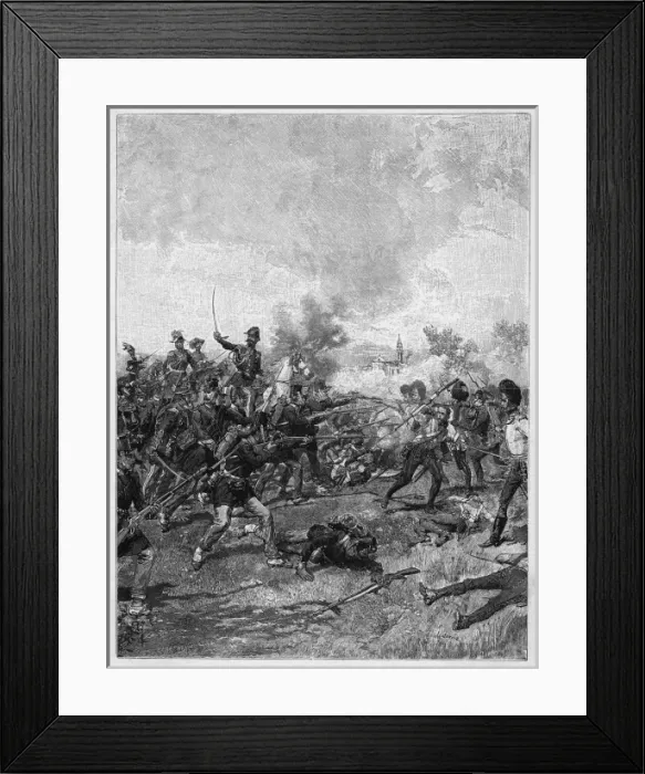 Framed Print : Battle of Goito Framed Print : Battle of Goito