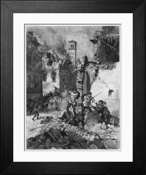Framed Print : Uprising in Brescia 3 Framed Print : Uprising in Brescia 3