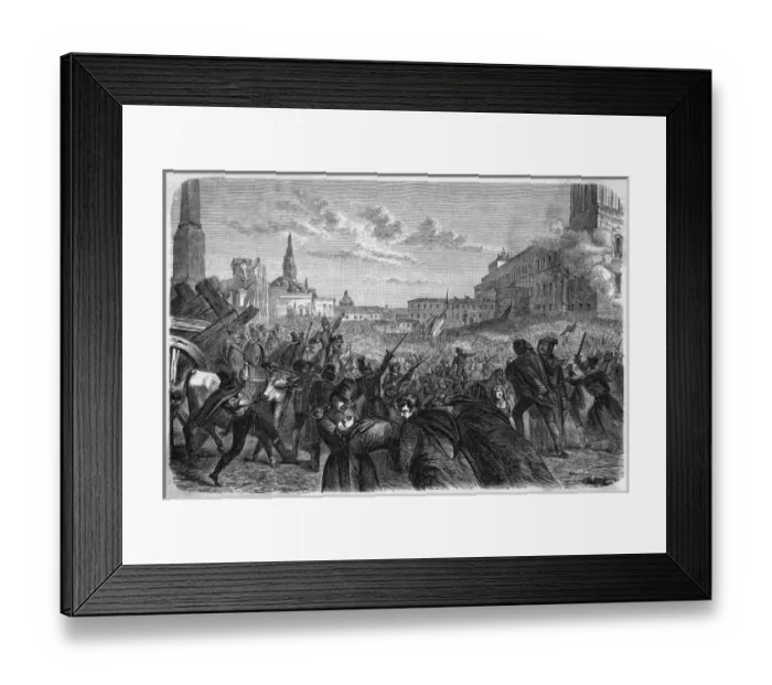 Framed Print : Rioting in Rome Framed Print : Rioting in Rome
