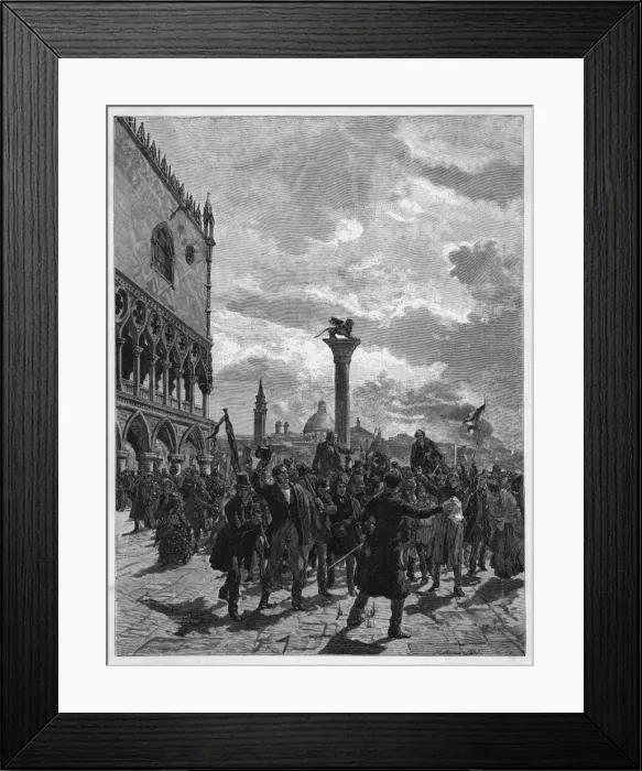 Framed Print : Uprising at Venice Framed Print : Uprising at Venice