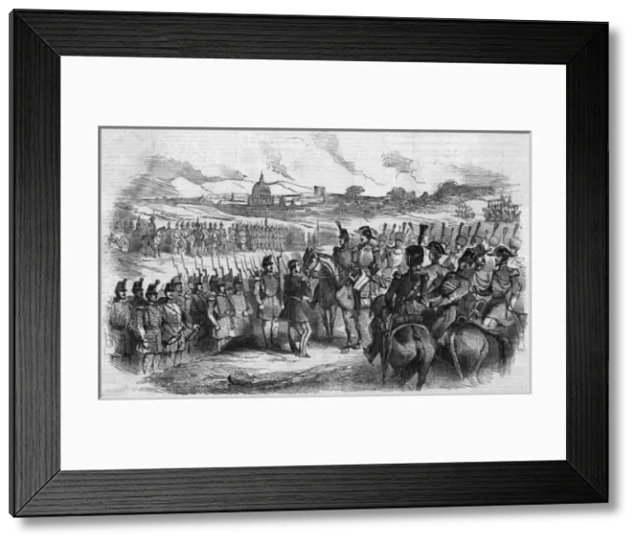 Framed Print : Oudinot Outside Rome Framed Print : Oudinot Outside Rome