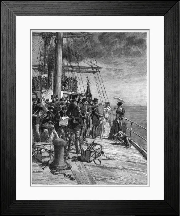 Framed Print : Volunteers from Naples Framed Print : Volunteers from Naples