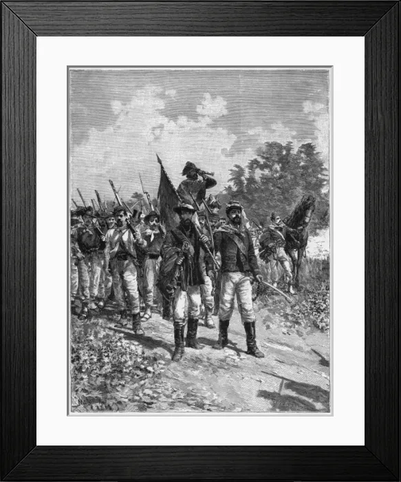 Framed Print : Piedmont Volunteers Framed Print : Piedmont Volunteers