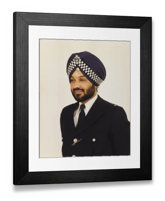 Framed Print : Asian Police Officer Framed Print : Asian Police Officer