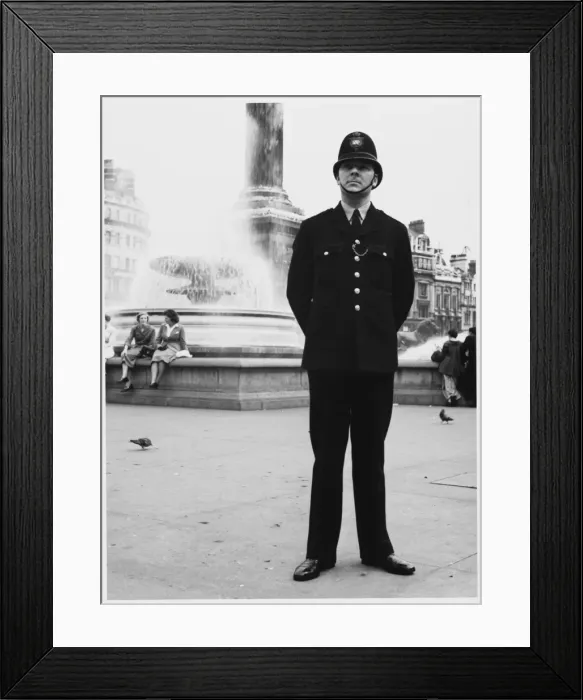 Framed Print : Police Officer on Duty Framed Print : Police Officer on Duty