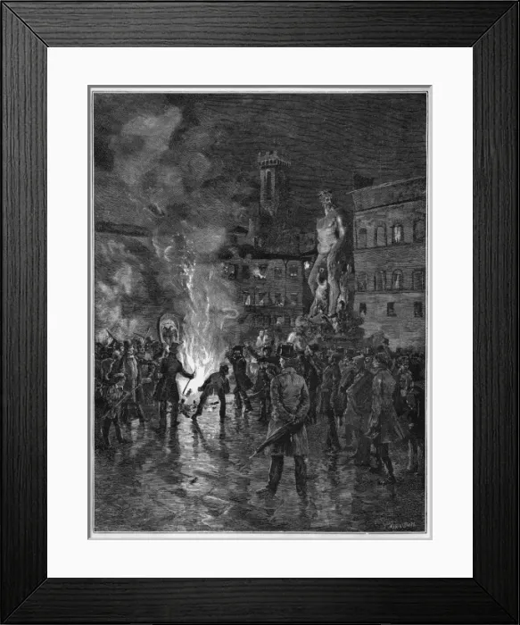 Framed Print : Riots in Firenze Framed Print : Riots in Firenze