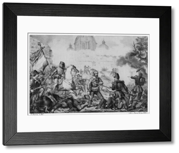 Framed Print : Garibaldi at Rome Framed Print : Garibaldi at Rome