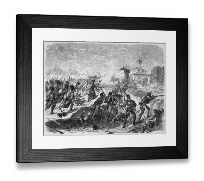 Framed Print : Battle of Novara - 2 Framed Print : Battle of Novara - 2