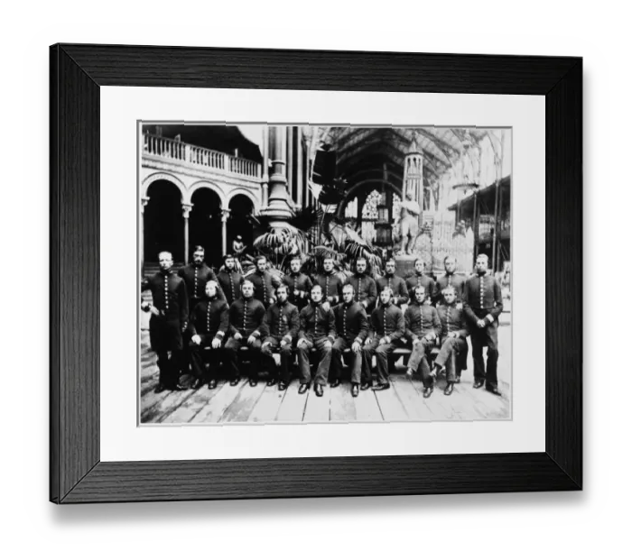 Framed Print : Police Officers in 1862 Framed Print : Police Officers in 1862