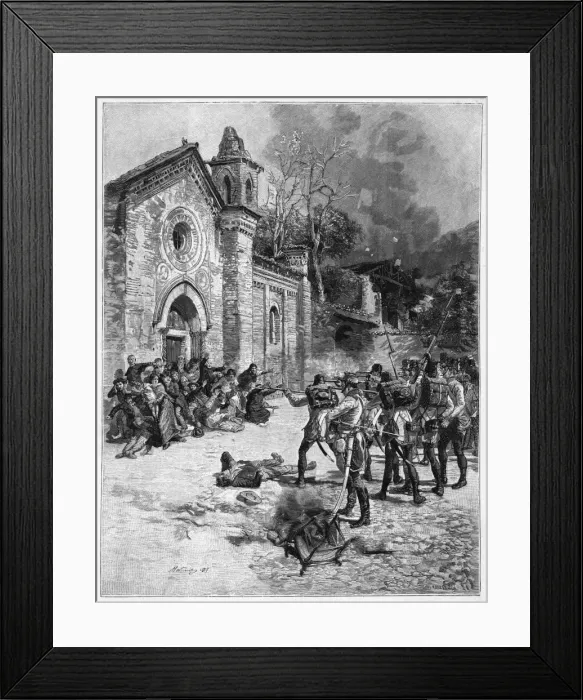Framed Print : Uprising in Naples - 3 Framed Print : Uprising in Naples - 3