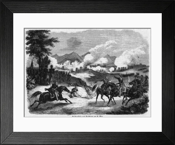 Framed Print : Siege of Peschiera Framed Print : Siege of Peschiera