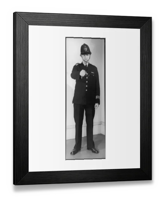 Framed Print : Police Officer Uniform Framed Print : Police Officer Uniform