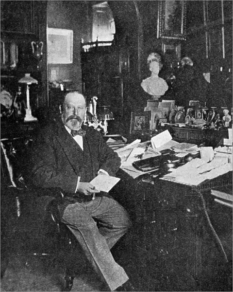 Edward VII in his study