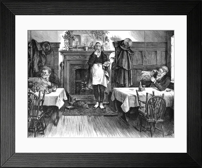 Framed Print : Crusty Old Bachelors Christmas Framed Print : Crusty Old Bachelors Christmas