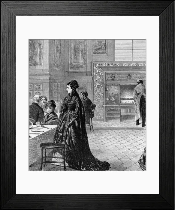 Framed Print : The Grill-Room at the South Kensington Museum Framed Print : The Grill-Room at the South Kensington Museum