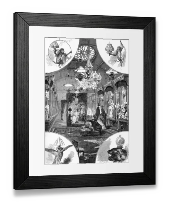 Framed Print : Williams and Bachs show-room Framed Print : Williams and Bachs show-room