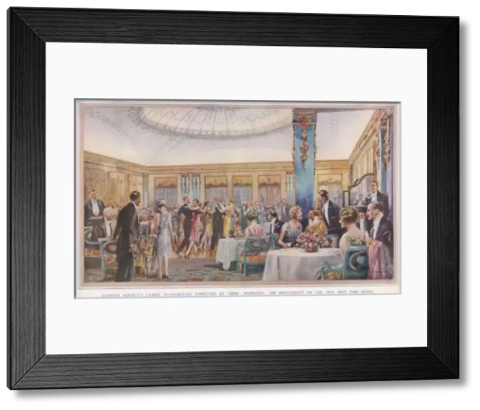 Framed Print : London Societys Latest Playground