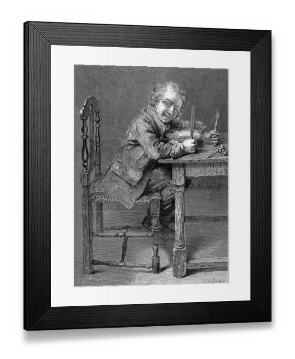 Framed Print : The Christmas Pie Framed Print : The Christmas Pie