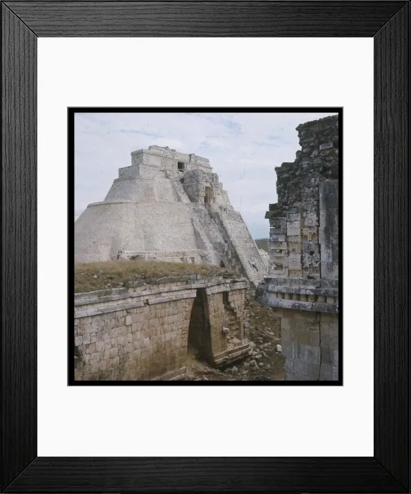 Framed Print : Uxmal / Temple Magician Framed Print : Uxmal / Temple Magician