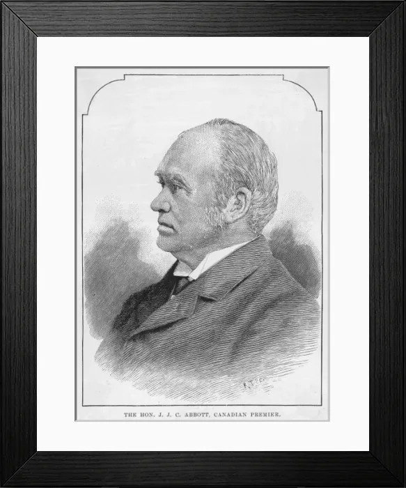 Framed Print : Sir John J C Abbott Framed Print : Sir John J C Abbott