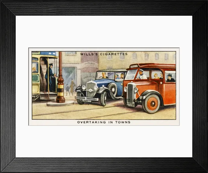 Framed Print : Overtaking in Towns Framed Print : Overtaking in Towns