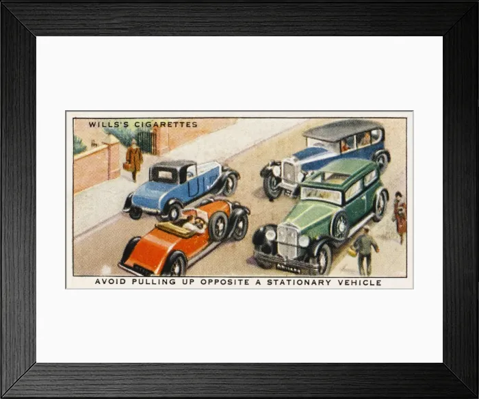 Framed Print : Pulling up Opposite Car Framed Print : Pulling up Opposite Car