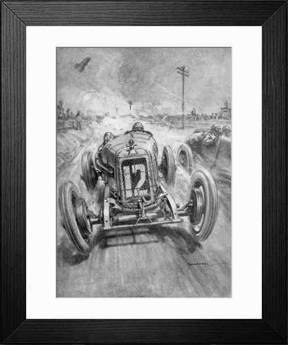 Framed Print : Racing Car at Speed Framed Print : Racing Car at Speed
