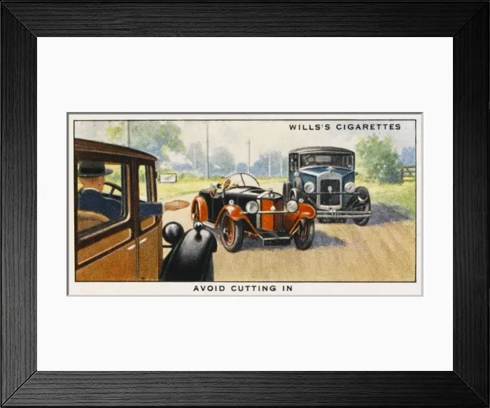 Framed Print : Avoid Cutting In Framed Print : Avoid Cutting In