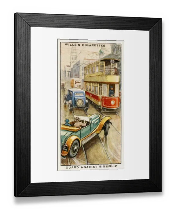 Framed Print : Guard against Sideslip Framed Print : Guard against Sideslip