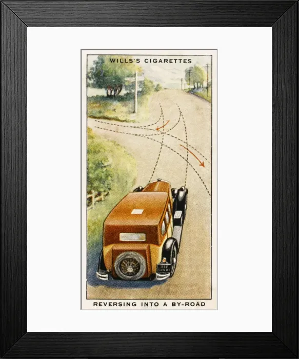 Framed Print : Reversing into a By-Road Framed Print : Reversing into a By-Road