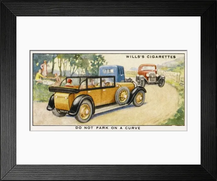 Framed Print : Parking on a Curve Framed Print : Parking on a Curve