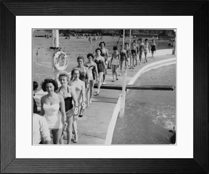 Framed Print : Beauty Contest 1956 Framed Print : Beauty Contest 1956