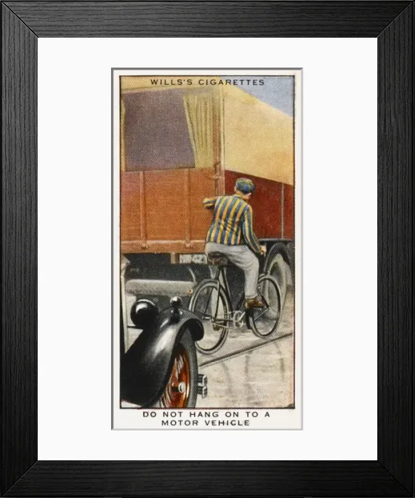 Framed Print : Hanging on to Motor Framed Print : Hanging on to Motor