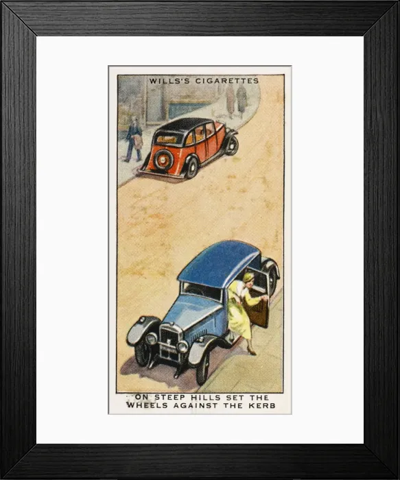 Framed Print : Parking on Hills Framed Print : Parking on Hills
