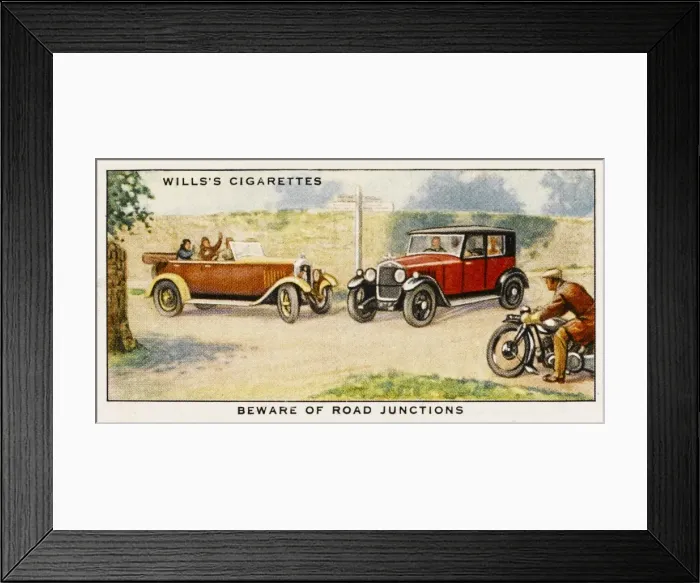 Framed Print : Beware of Road Junctions Framed Print : Beware of Road Junctions