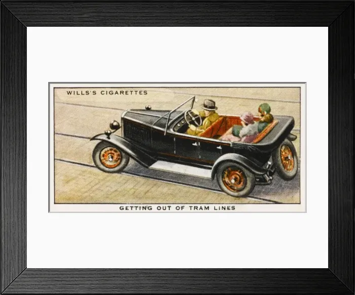 Framed Print : Driving on Tramlines Framed Print : Driving on Tramlines