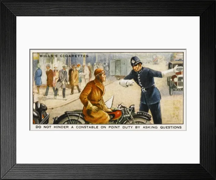 Framed Print : Dont Bother Police Framed Print : Dont Bother Police