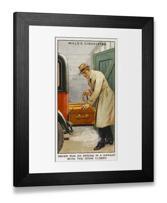 Framed Print : Running Engine Danger Framed Print : Running Engine Danger