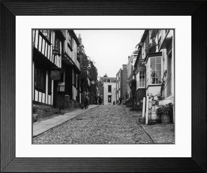 Framed Print : Mermaid Street in Rye Framed Print : Mermaid Street in Rye